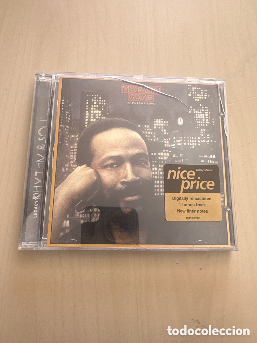 CDs de M&uacute;sica: Acd88 Marvin gaye midnight love CD segunda mano