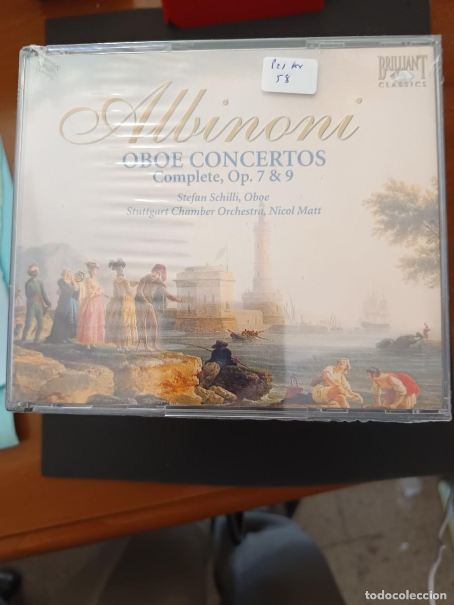 CDs de M&uacute;sica: 3 CD SET. ALBINONI. OBOE CONCERTOS. COMPLETE, OP. 7 & 9. STEFAN SCHILLI, OBOE.
