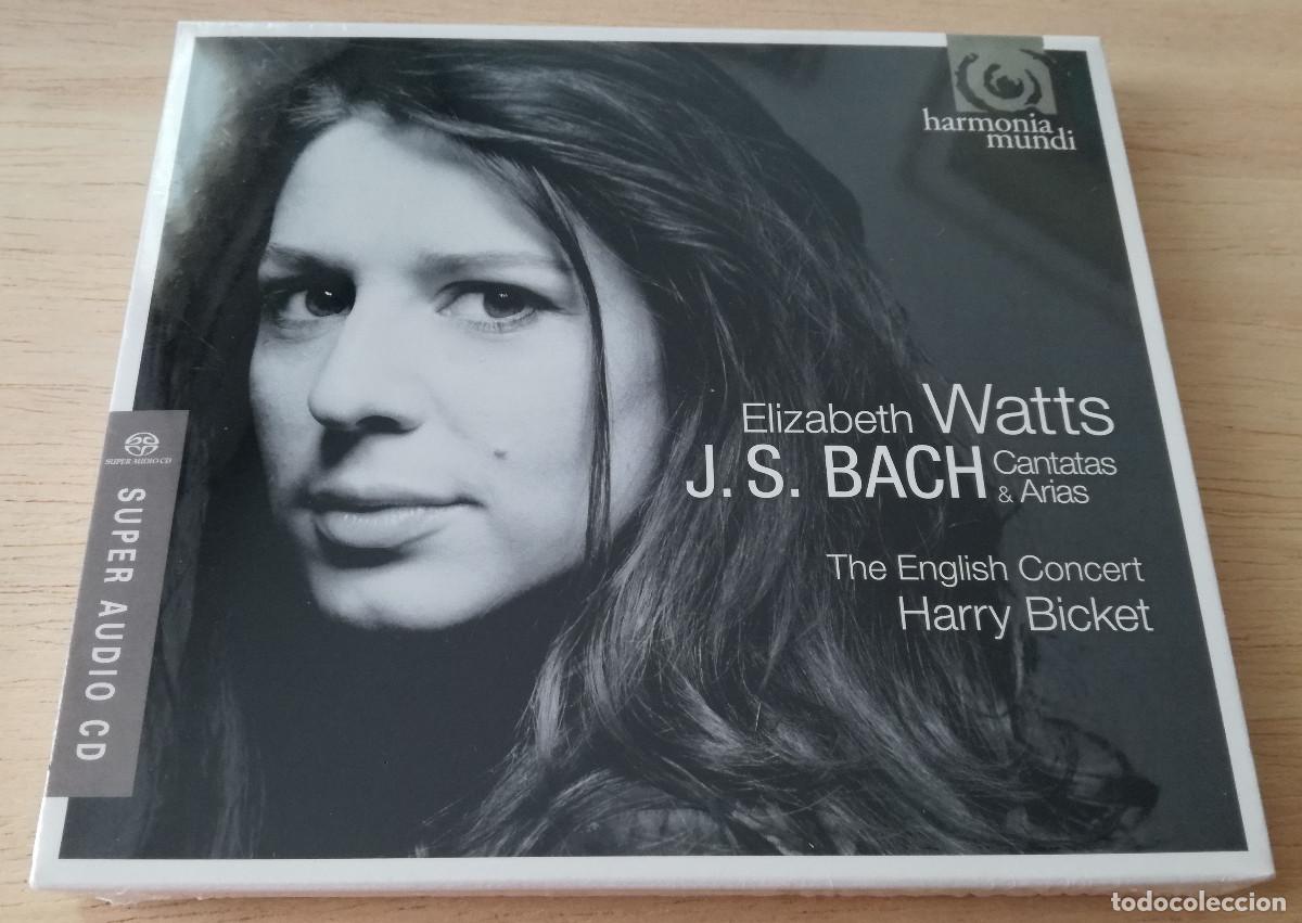 CDs de M&uacute;sica: BACH CANTATAS & ARIAS - ELIZABETH WATTS - BOX HARMONIA MUNDI SACD - PRECINTADO