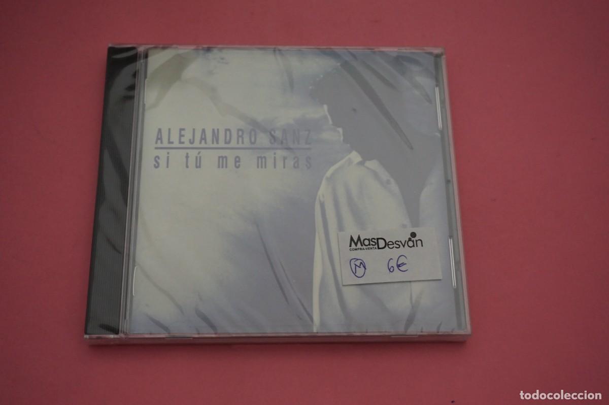 CDs de M&uacute;sica: CD - ALEJANDRO SANZ - SI TU ME MIRAS - DISCO COMO NUEVO