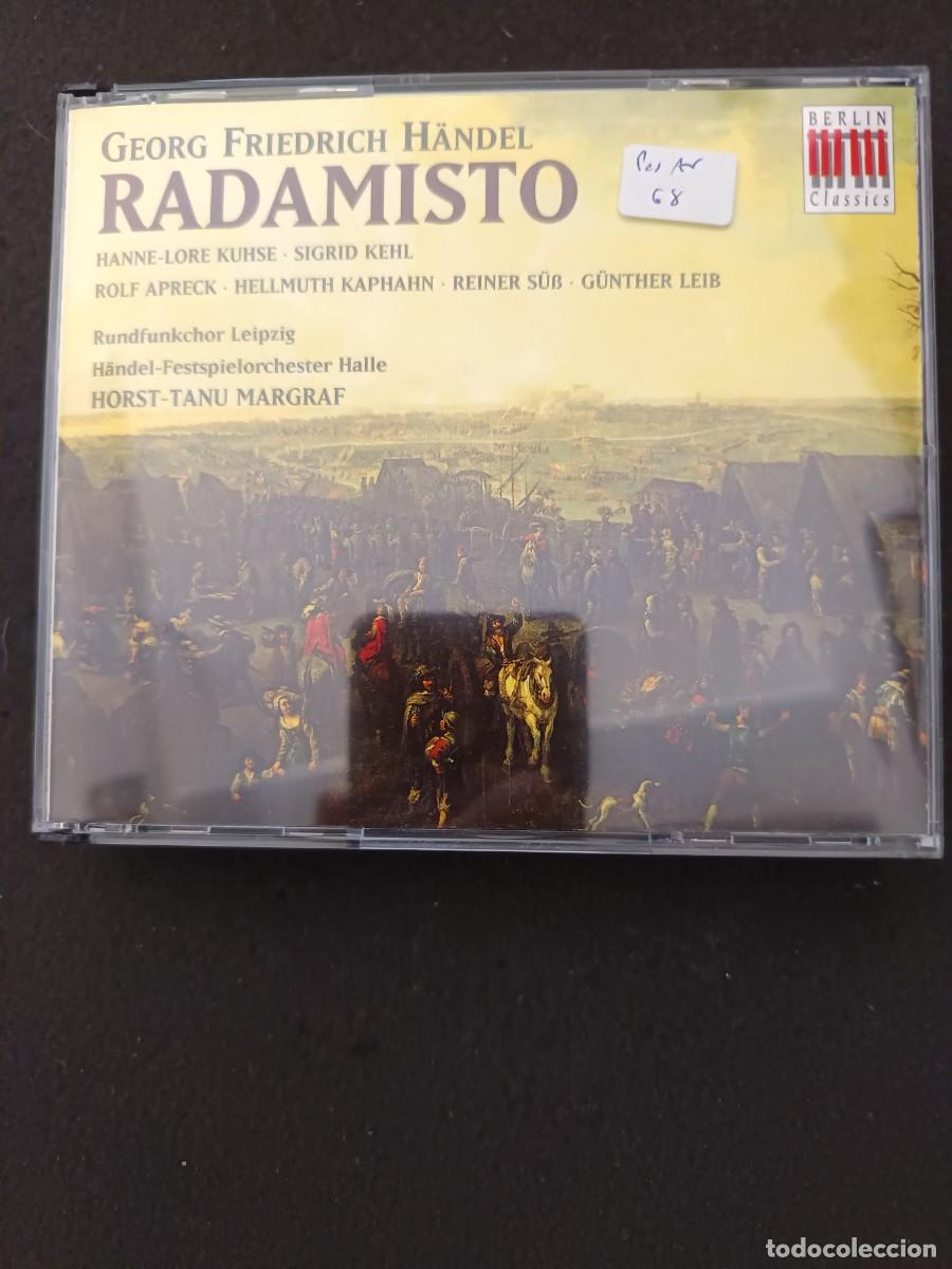 CDs de M&uacute;sica: 3CD SET. H&Auml;NDEL: RADAMISTO. DIR.: HORST-TANU MARGRAF. H&Auml;NDEL-FESTSPIELORCHESTER HALLE.