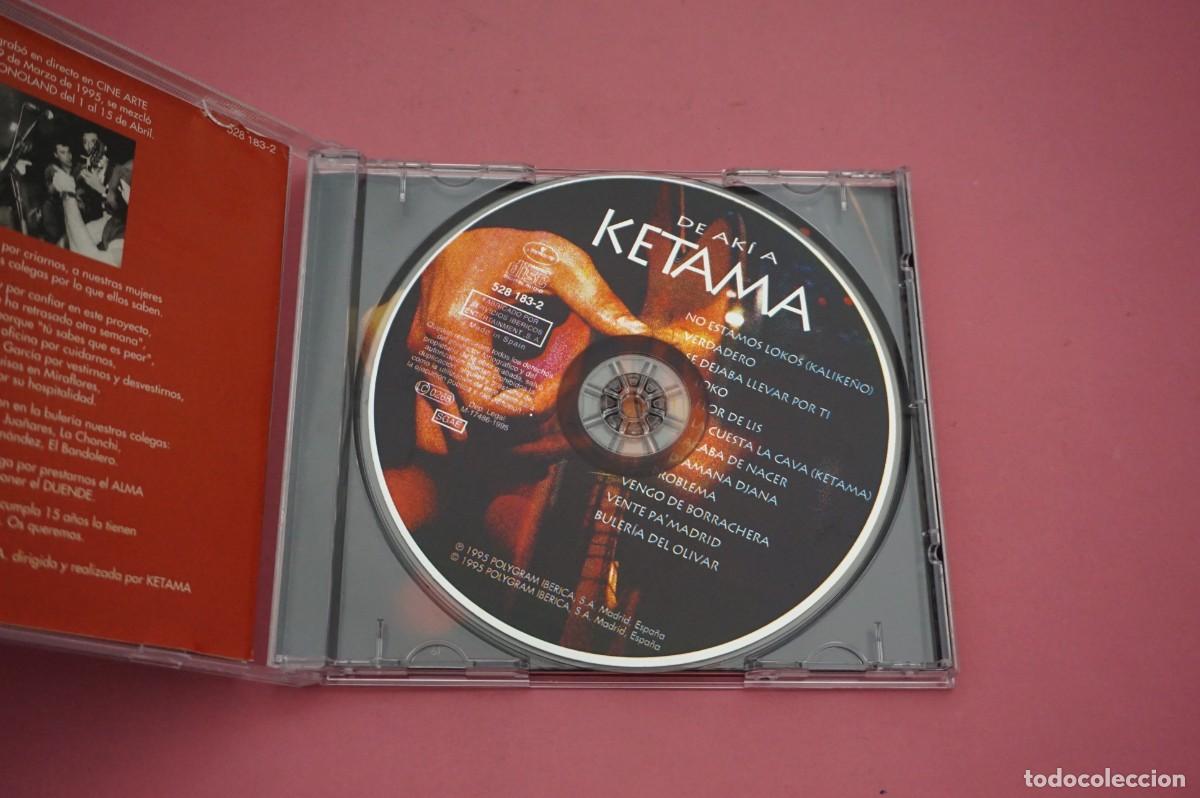 CDs de m&uacute;sica: CD - DE AKI A KETAMA - DISCO EN BUEN ESTADO - Foto 2