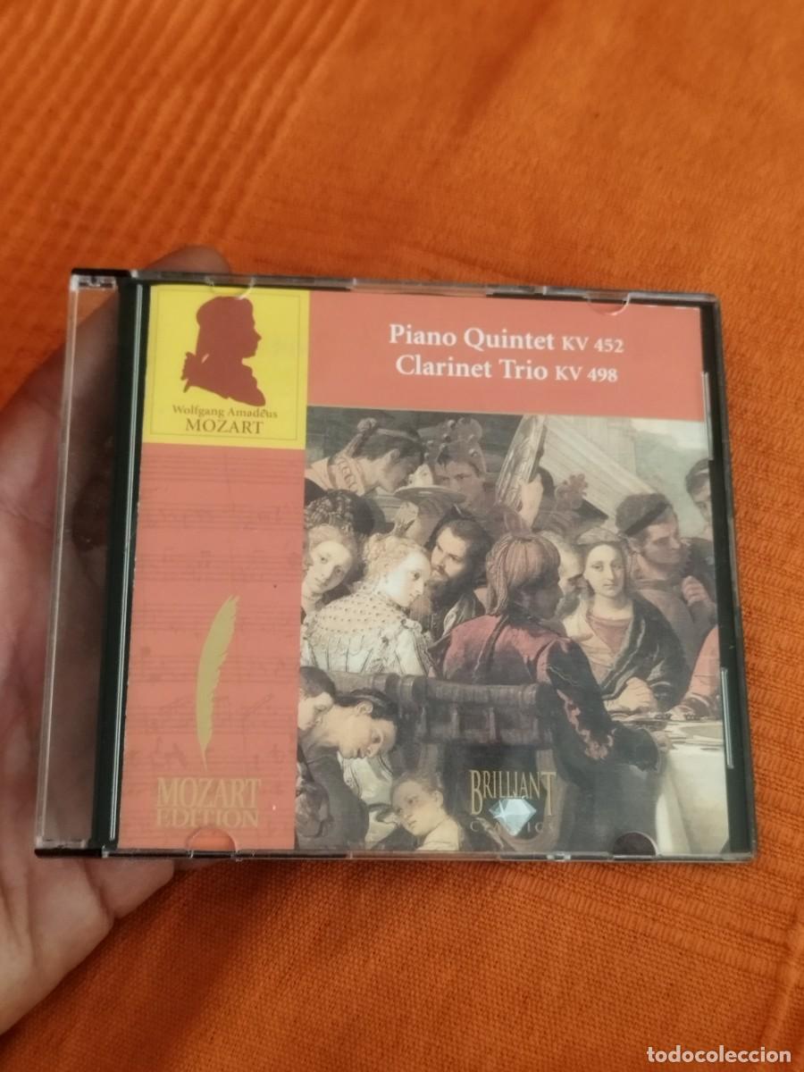 CDs de M&uacute;sica: Brilliant Classics Mozart Edition. Quinteto para Piano KV 452 y el Tr&iacute;o para Clarinete KV 498. Cd.