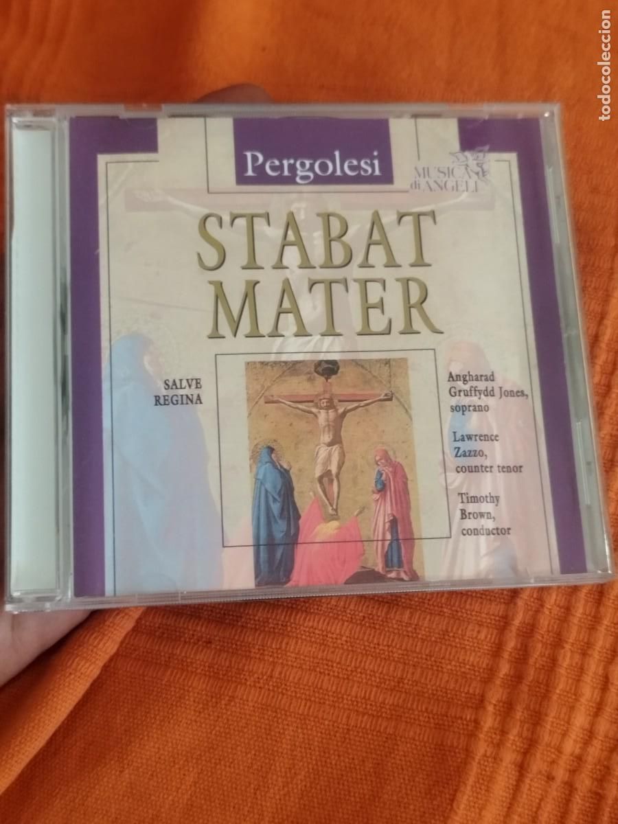 CDs de M&uacute;sica: Pergolesi* - Angharad Gruffydd Jones*, Lawrence Zazzo, Timothy Brown &ndash; Stabat Mater - Salve. Cd.