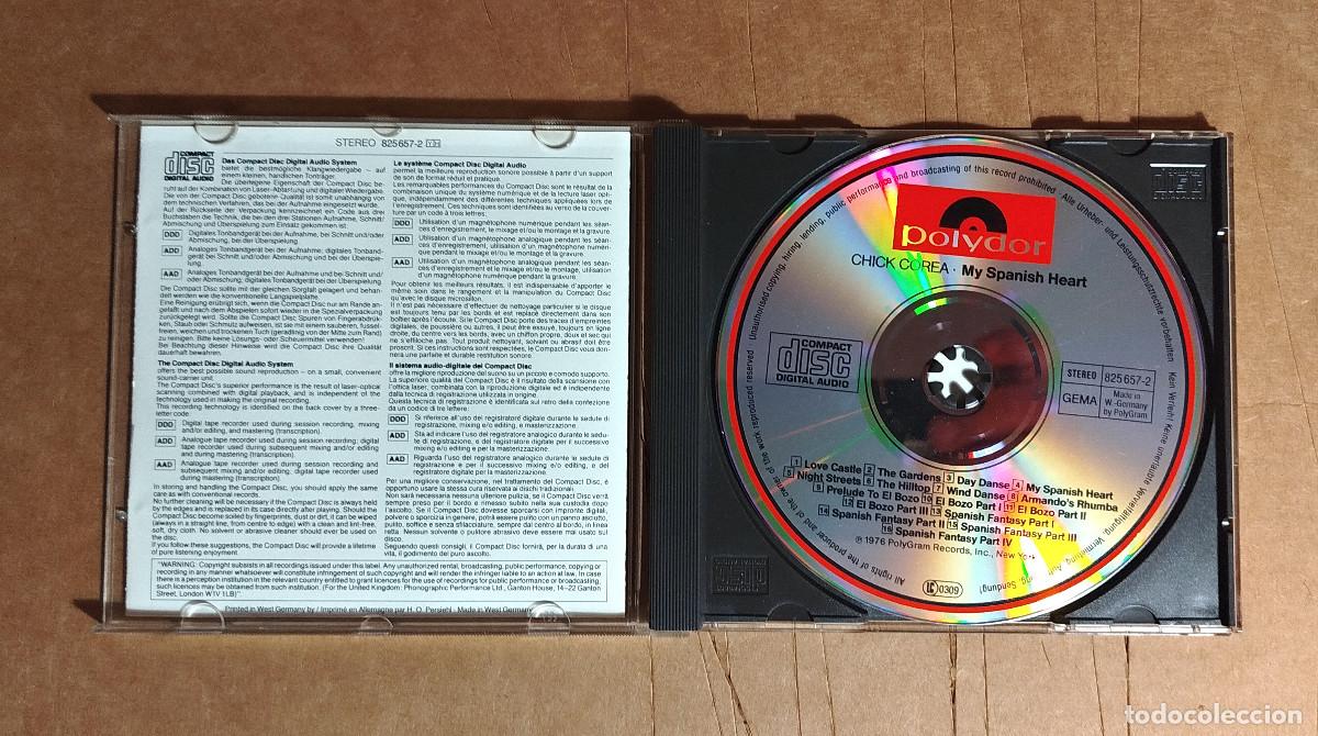 CDs de m&uacute;sica: CHICK COREA - MY SPANISH HEART - 1976 - Foto 2