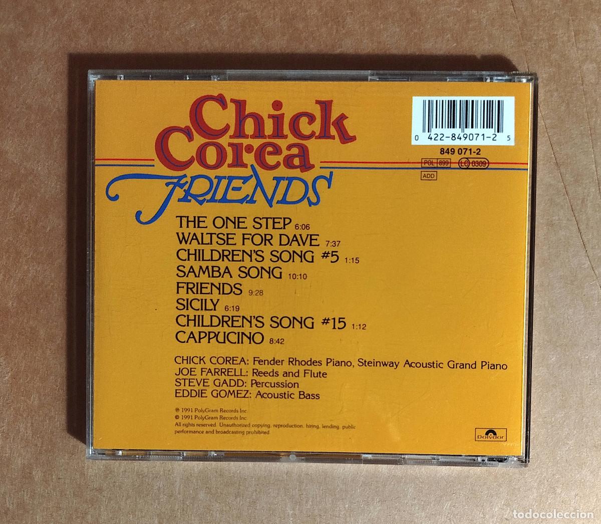CDs de m&uacute;sica: CHICK COREA - FRIENDS - 1978 - Foto 3