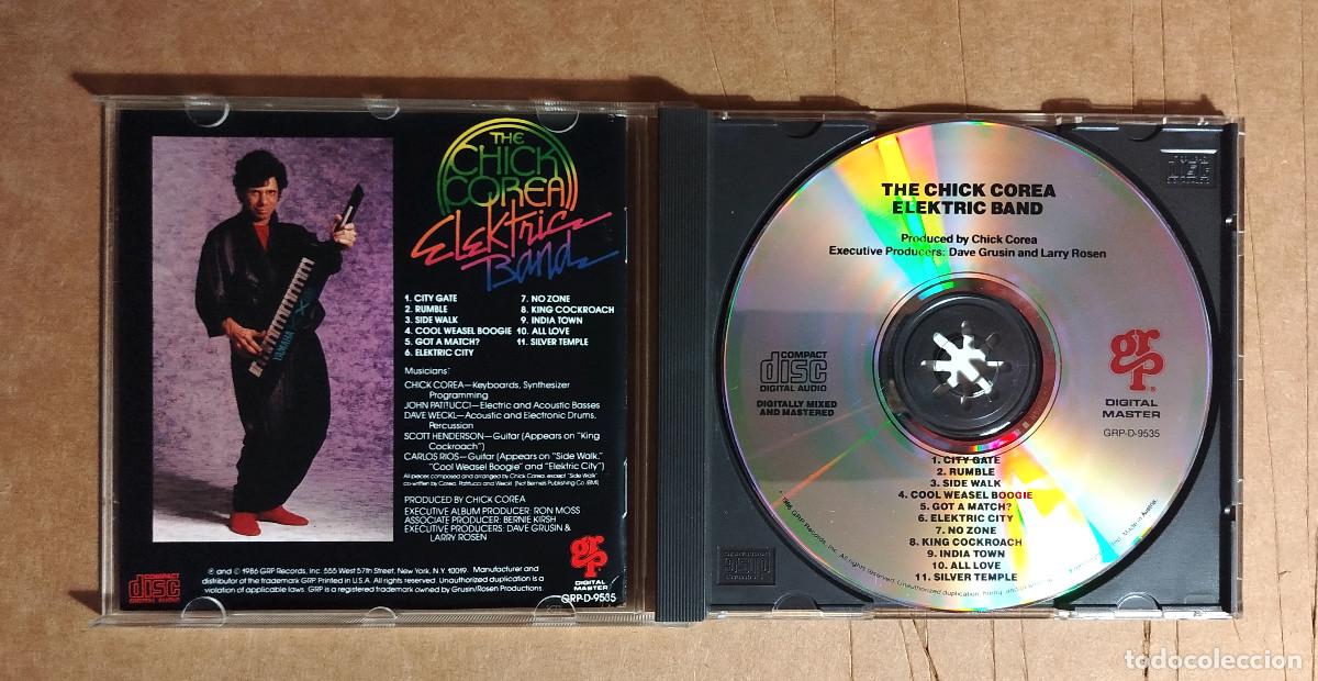 CDs de m&uacute;sica: CHICK COREA - THE CHICK COREA ELEKTRIC BAND - 1986 - Foto 2