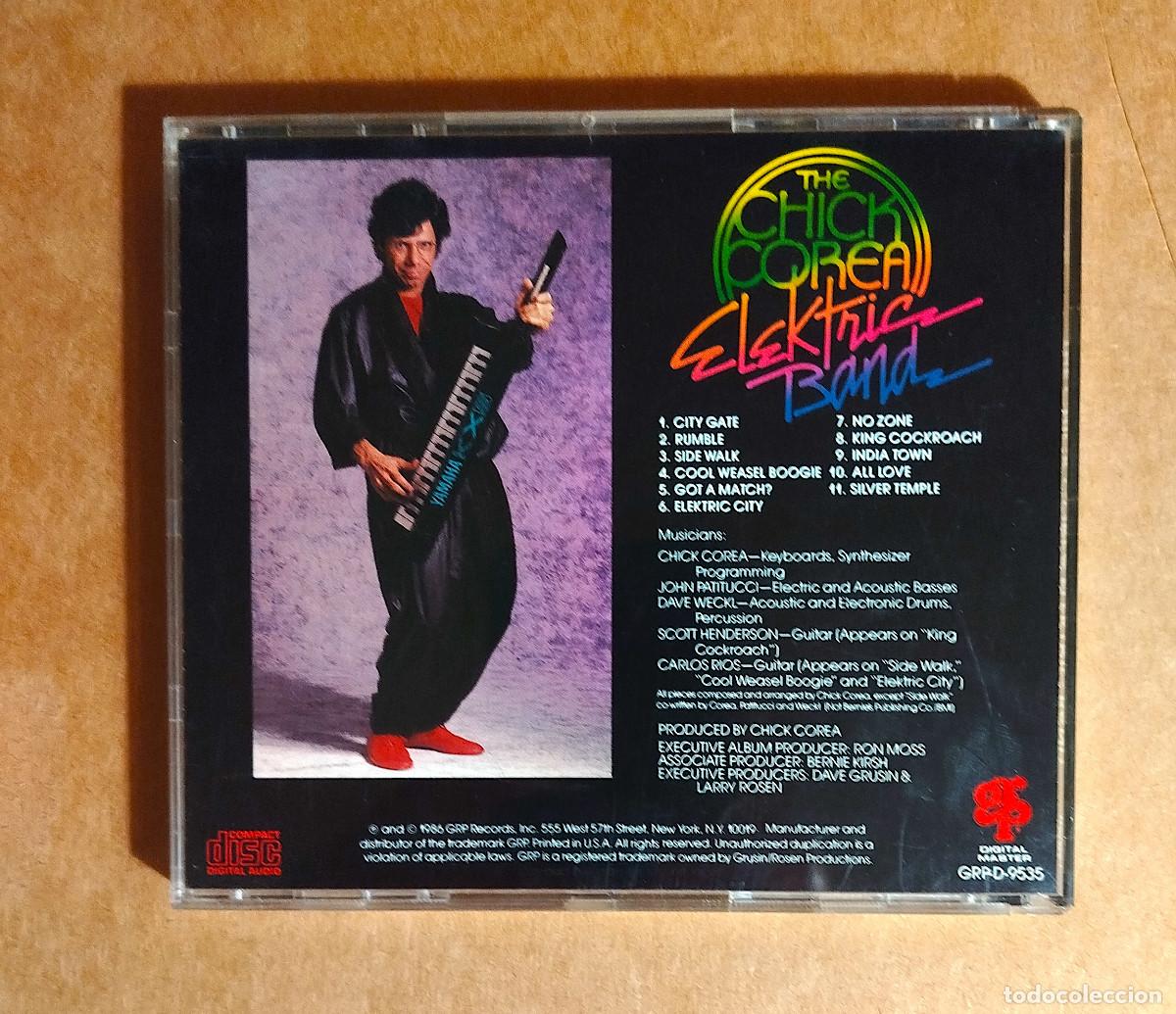 CDs de m&uacute;sica: CHICK COREA - THE CHICK COREA ELEKTRIC BAND - 1986 - Foto 3