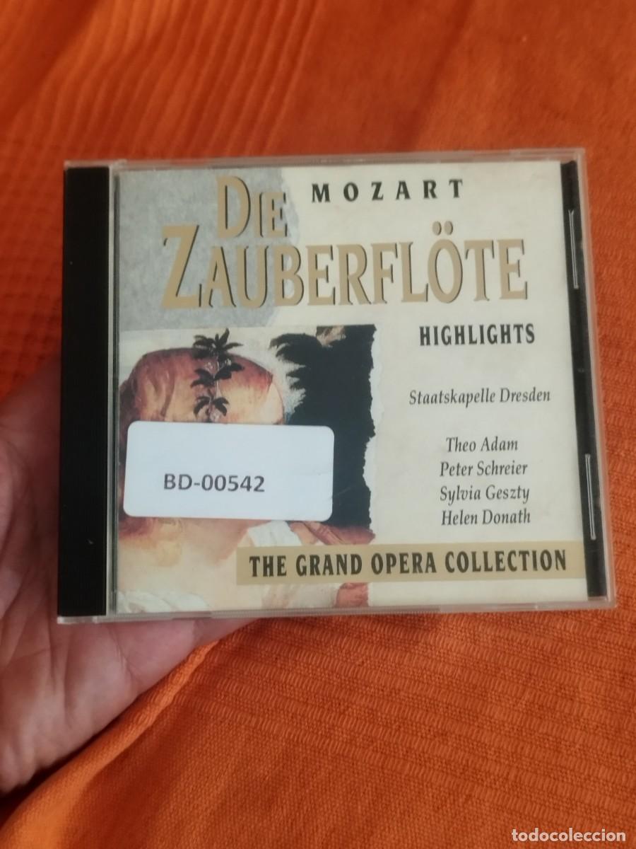 CDs de M&uacute;sica: Die Zauberfl&ouml;te Highlights&rdquo; (La Flauta M&aacute;gica) de Wolfgang Amadeus Mozart. Theo Adam y Peter. Cd.