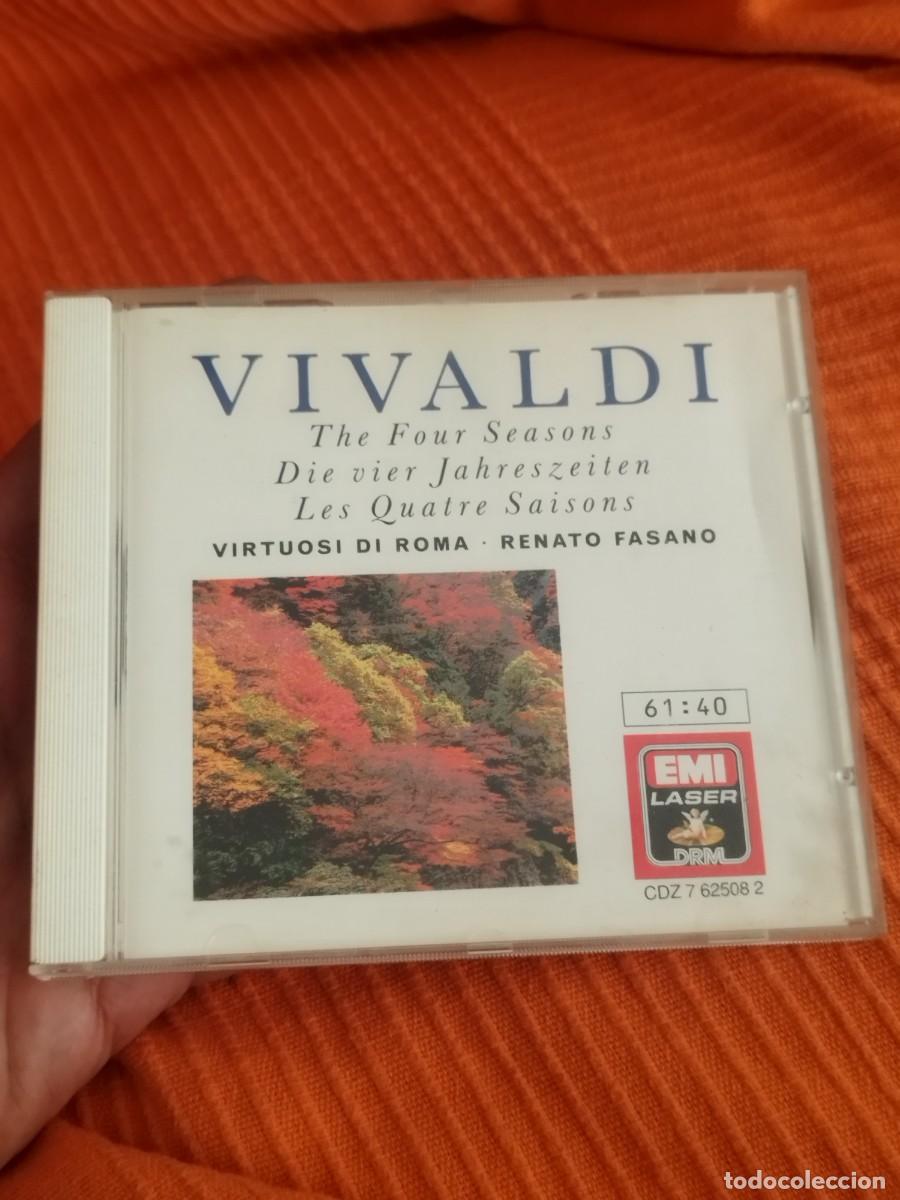 CDs de M&uacute;sica: Vivaldi, Virtuosi Di Roma / Renato Fasano &ndash; The Four Seasons = Die Vier Jahreszeiten = Les Quatre
