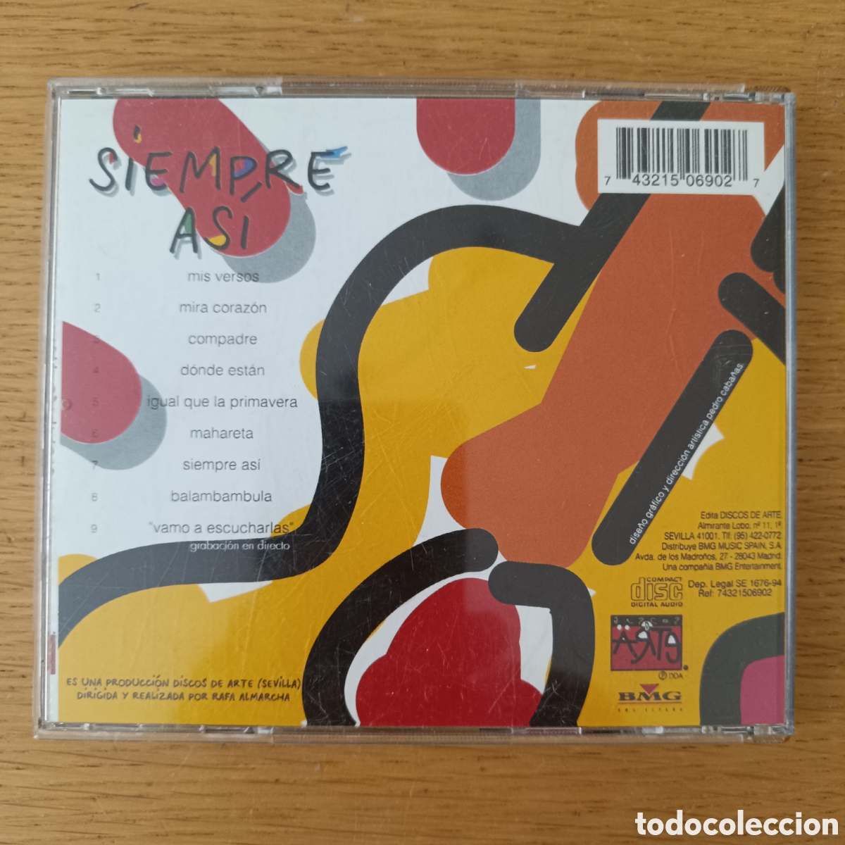 CDs de m&uacute;sica: Siempre As&iacute; CD Mahareta - Foto 2