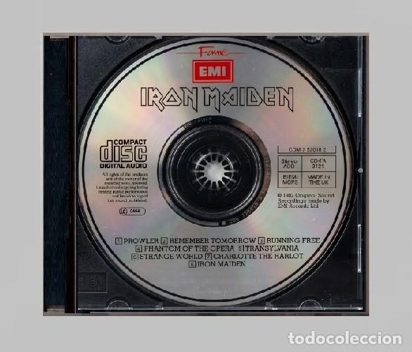 CDs de M&uacute;sica: �G186 - IRON MAIDEN. IRON MAIDEN. [CAJA + CD]. NO INCLUYE PORTADA NI TRASERA. CD.