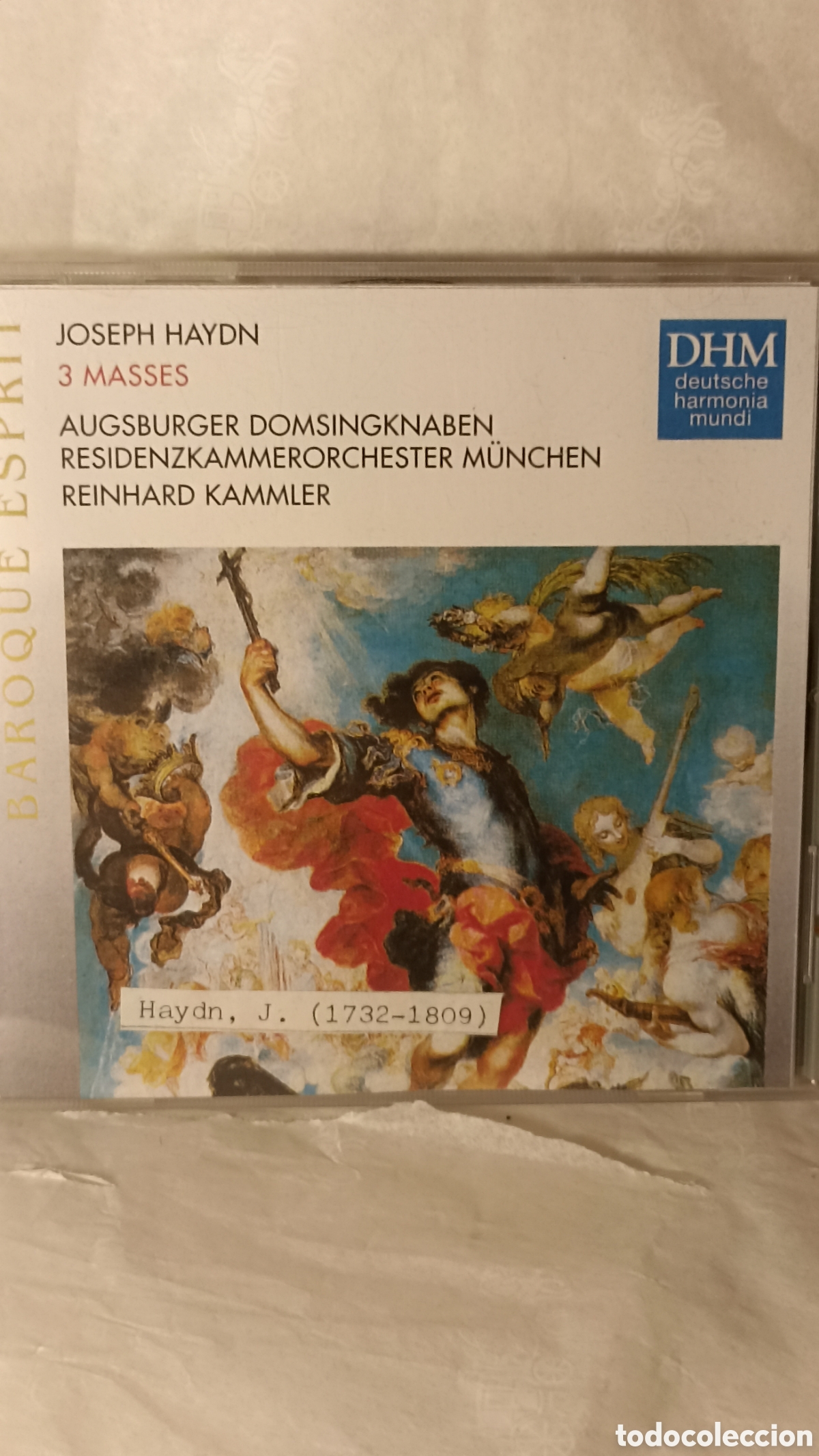 CDs de M&uacute;sica: &rdquo;Haydn: 3 Masses&rdquo;, interpretado por Reinhard Kammler con el coro Augsburger Domsingknaben y la Resid