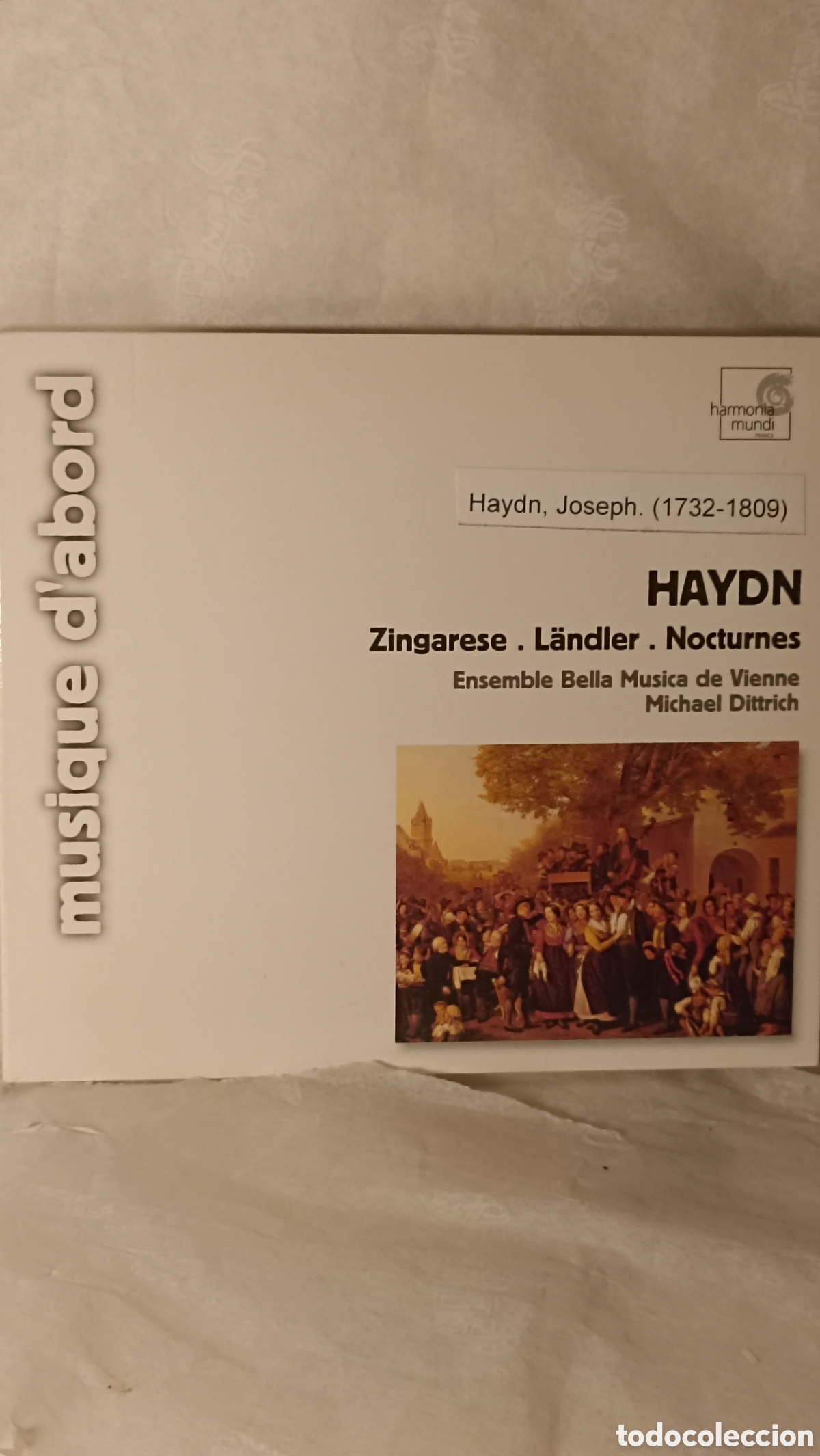 CDs de M&uacute;sica: &rdquo;Haydn: Zingarese, L&auml;ndler, Nocturnes&rdquo; de la serie &rdquo;musique d'abord&rdquo; de Harmonia Mundi.