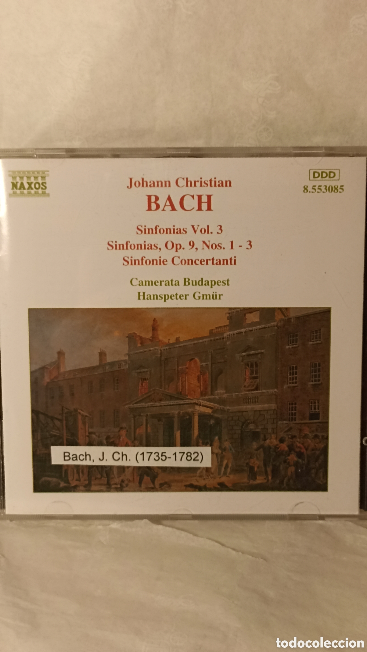 CDs de M&uacute;sica: Johann Christian Bach: Sinfonias, Vol. 3&rdquo; lanzado por el sello Naxos.