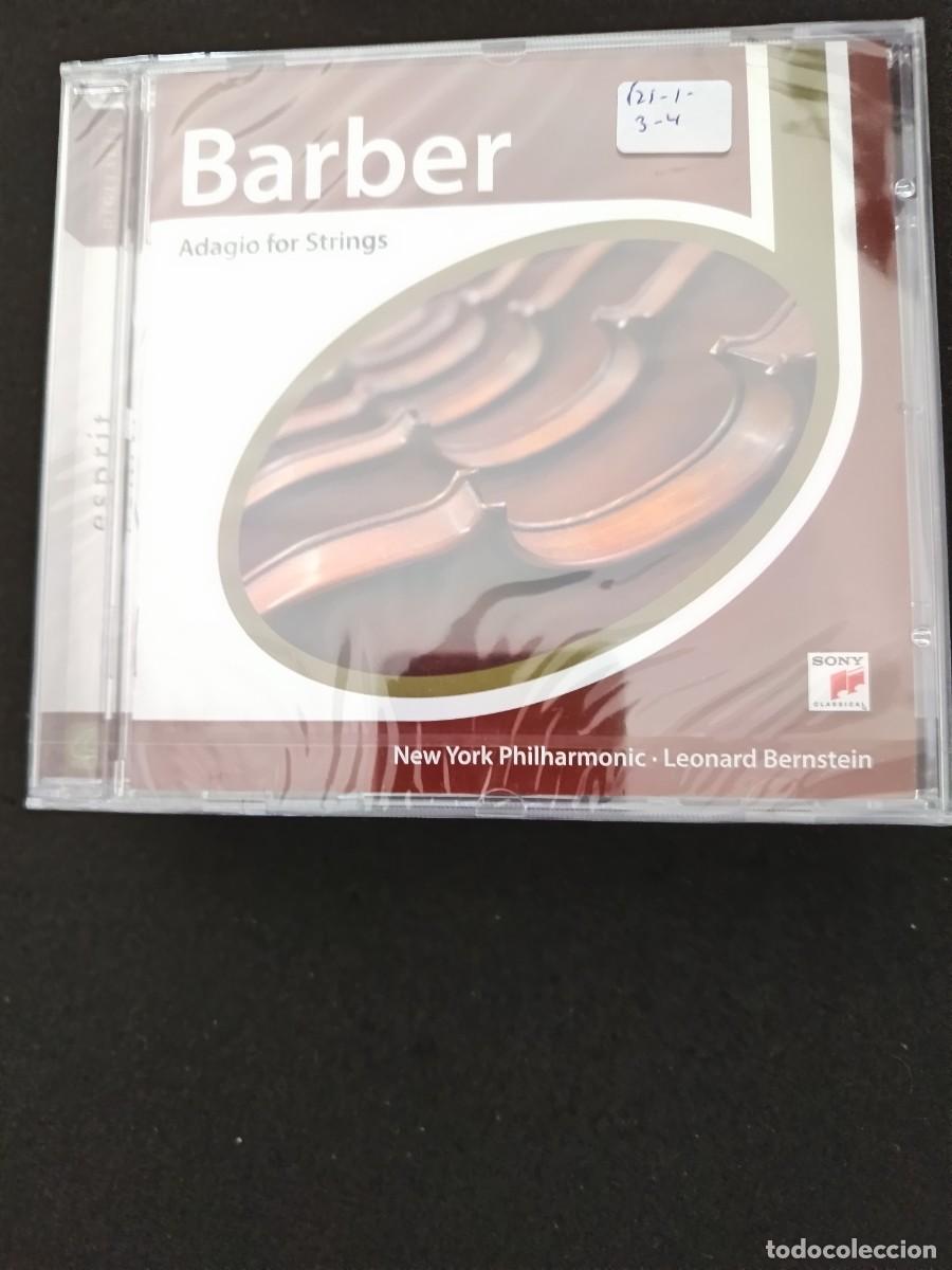 CDs de M&uacute;sica: BARBER: ADAGIO FOR STRINGS. DIR.: LEONARD BERNSTEIN. NEW YORK PHILHARMONIC