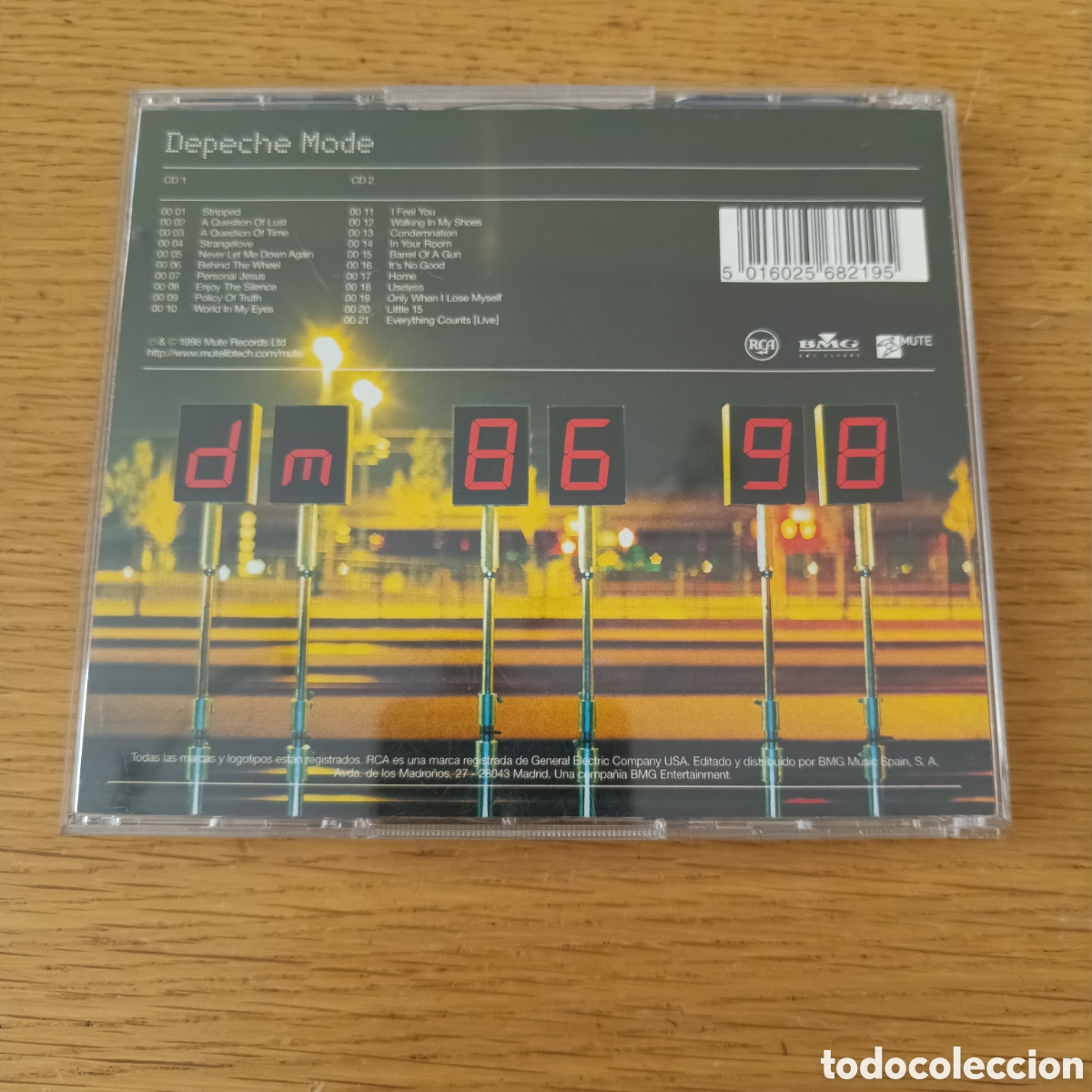 CDs de m&uacute;sica: Depeche Mode (2 CDs) The Singles 86-98 - Foto 2