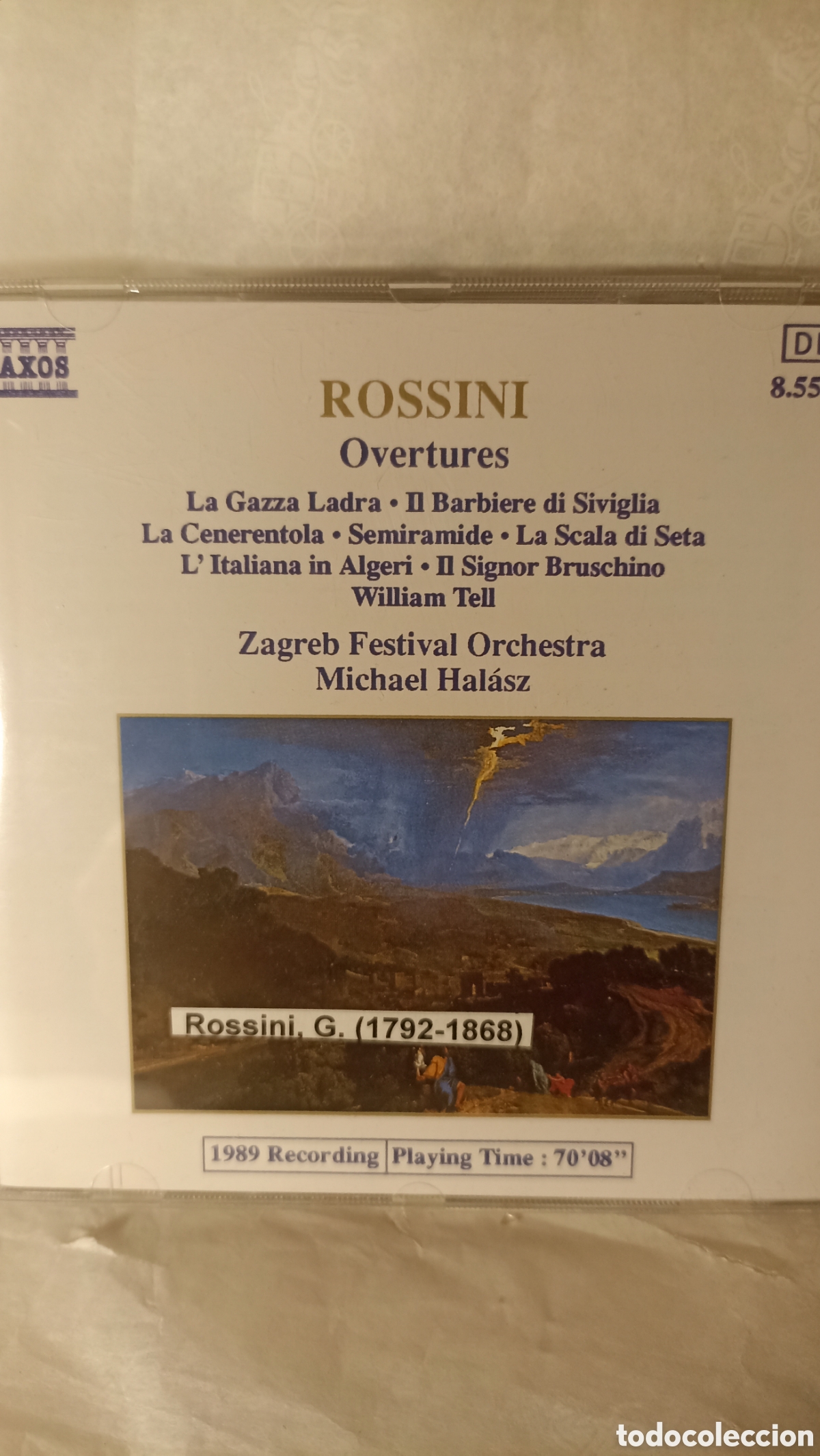 CDs de M&uacute;sica: Rossini: Overtures, interpretado por la Zagreb Festival Orchestra y dirigido por Michael Hal&aacute;sz,
