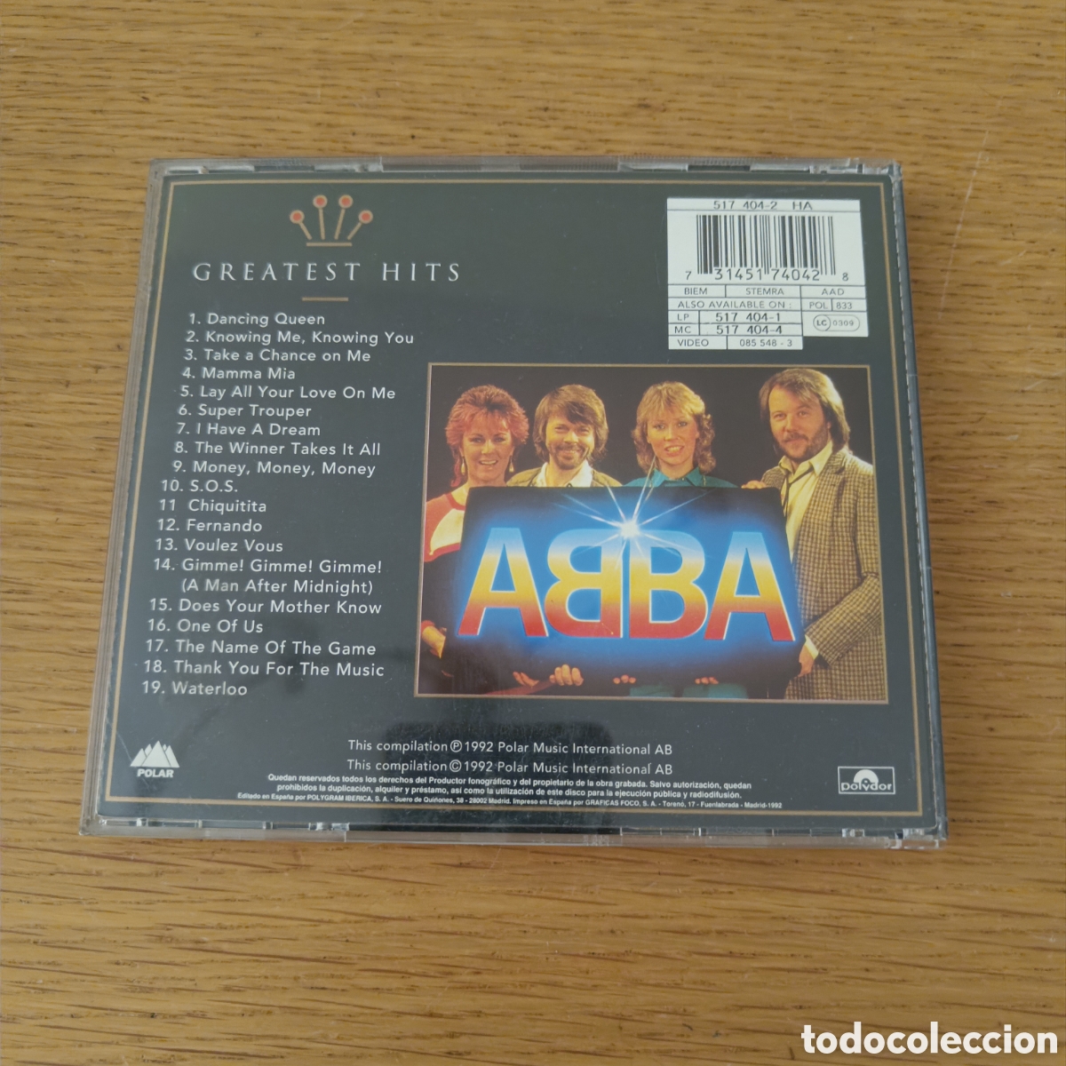 CDs de m&uacute;sica: Abba Gold CD Greatest Hits - Foto 2