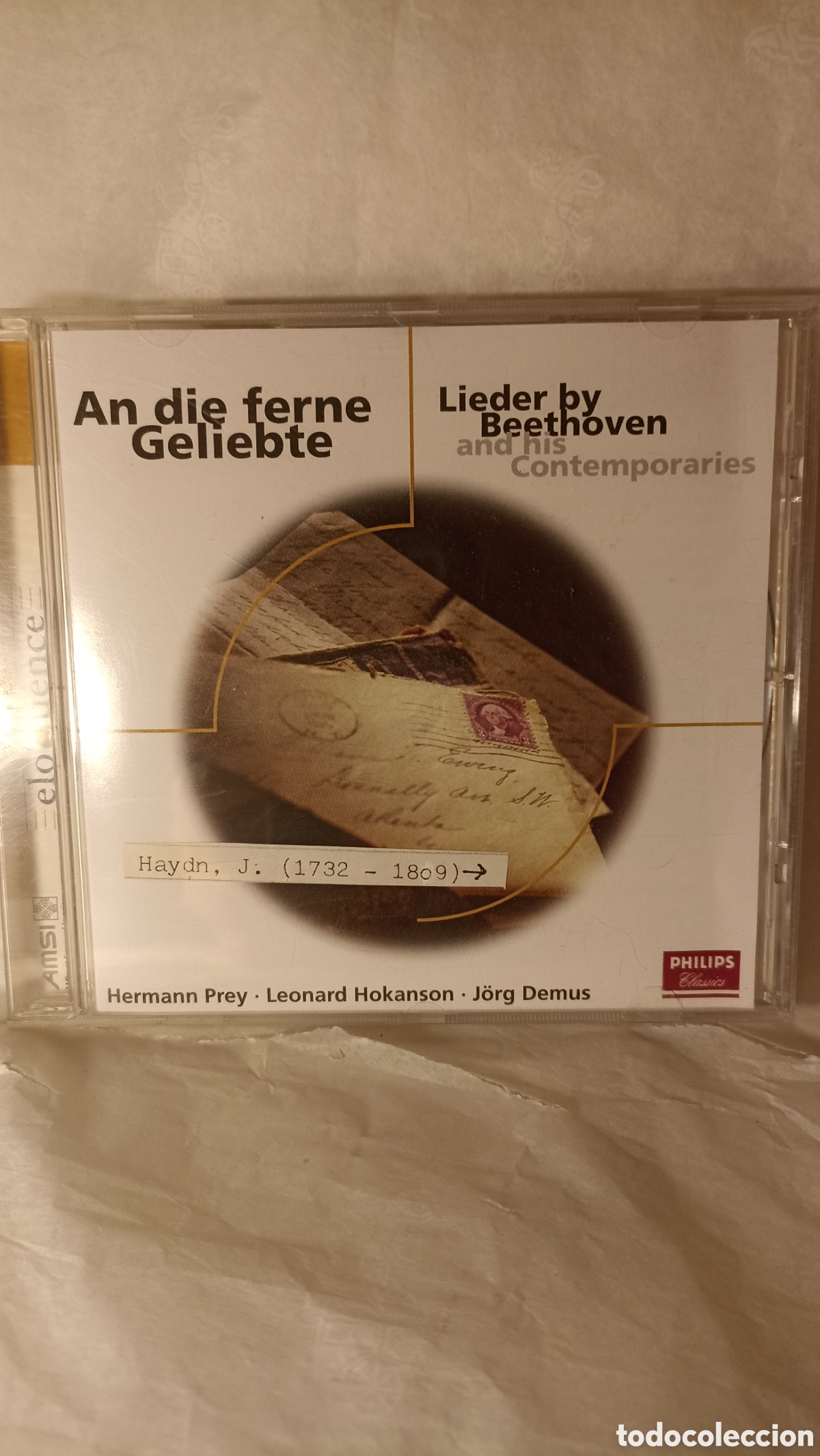 CDs de M&uacute;sica: An die ferne Geliebte&rdquo; (A la amada lejana), un famoso ciclo de canciones de Beethoven.