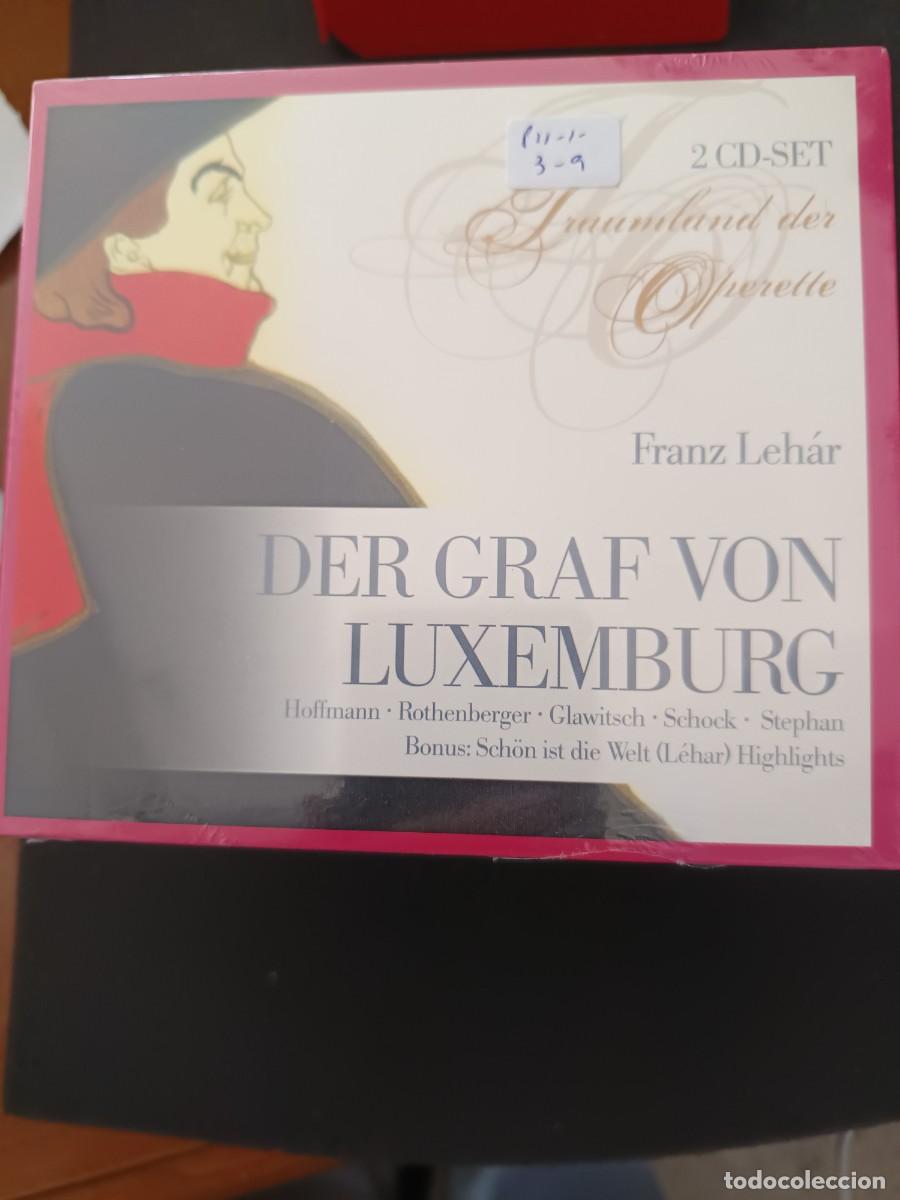 CDs de M&uacute;sica: 2 CD. FRANZ LEH&Aacute;R: DER GRAF VON LUXEMBURG. HOFFMANN, ROTHENBERGER, GLAWITSCH, SCHOCK, STEPHAN