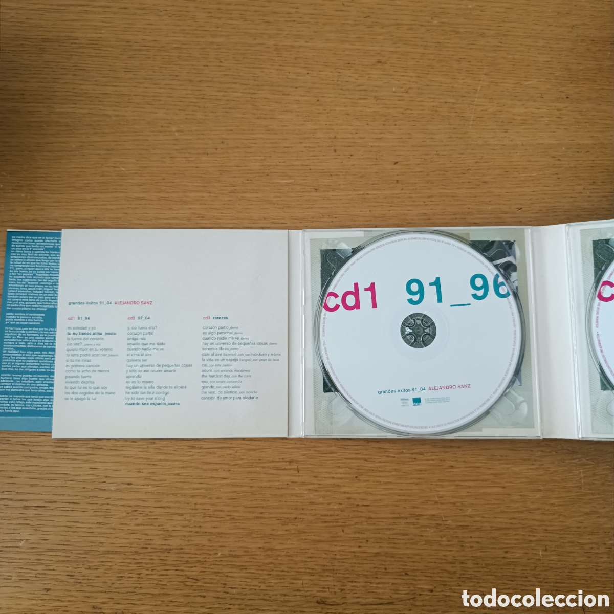 CDs de m&uacute;sica: Alejandro Sanz (3 CDs) Grandes &Eacute;xitos 91_04 - Foto 4