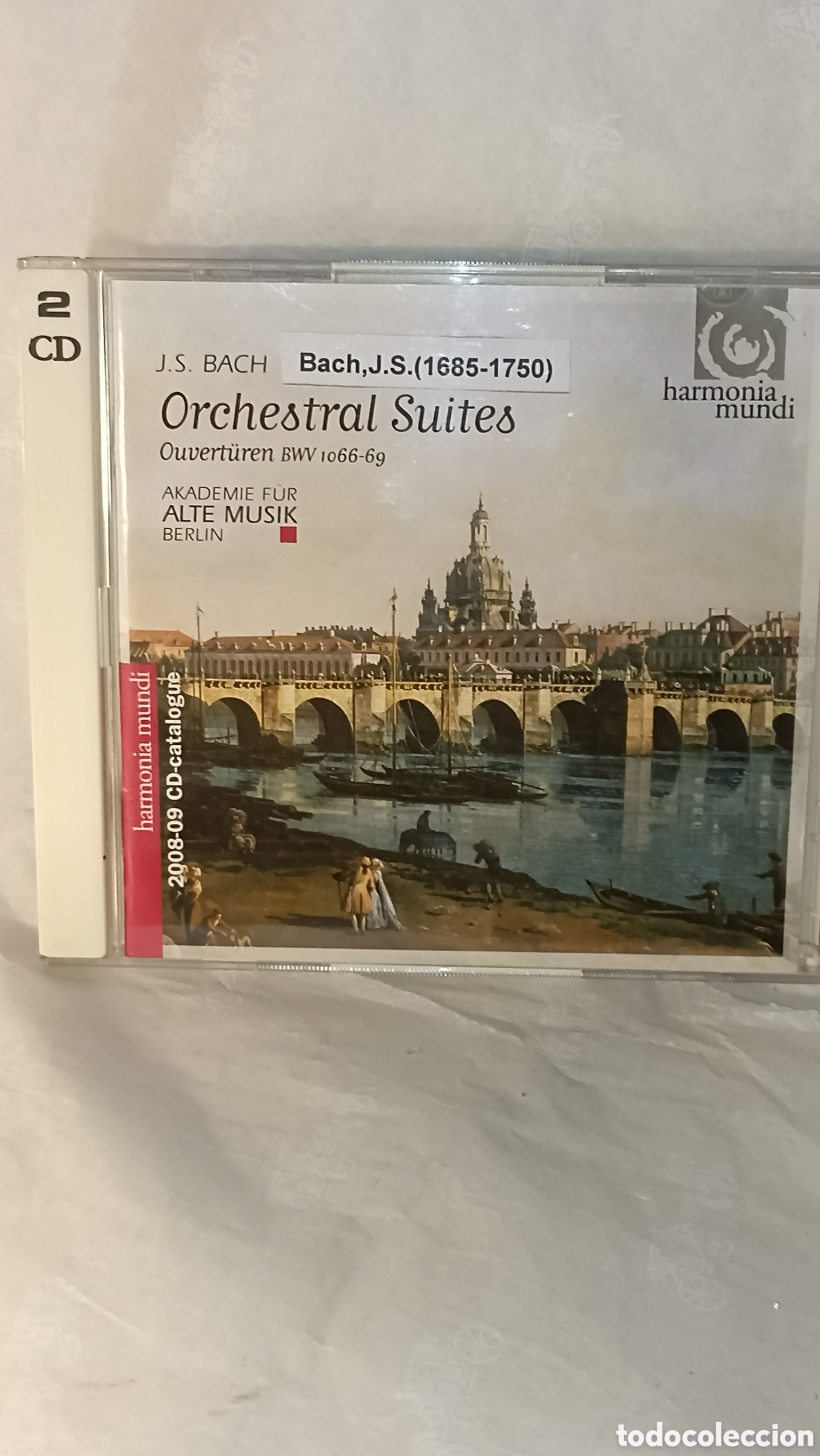 CDs de M&uacute;sica: J.S. Bach: Orchestral Suites (Suites para Orquesta) interpretado por la Akademie f&uuml;r Alte Musik Berl