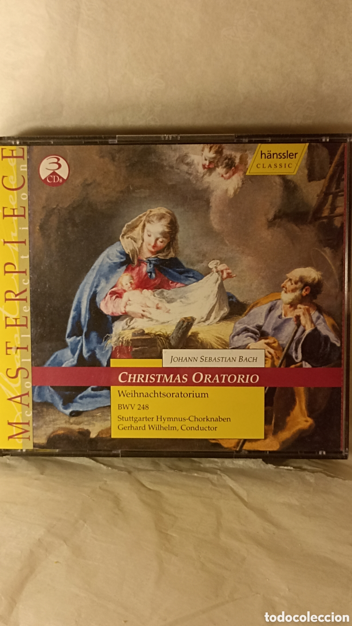 CDs de M&uacute;sica: Oratorio de Navidad&rdquo; de Johann Sebastian Bach, dirigido por Gerhard Wilhelm.