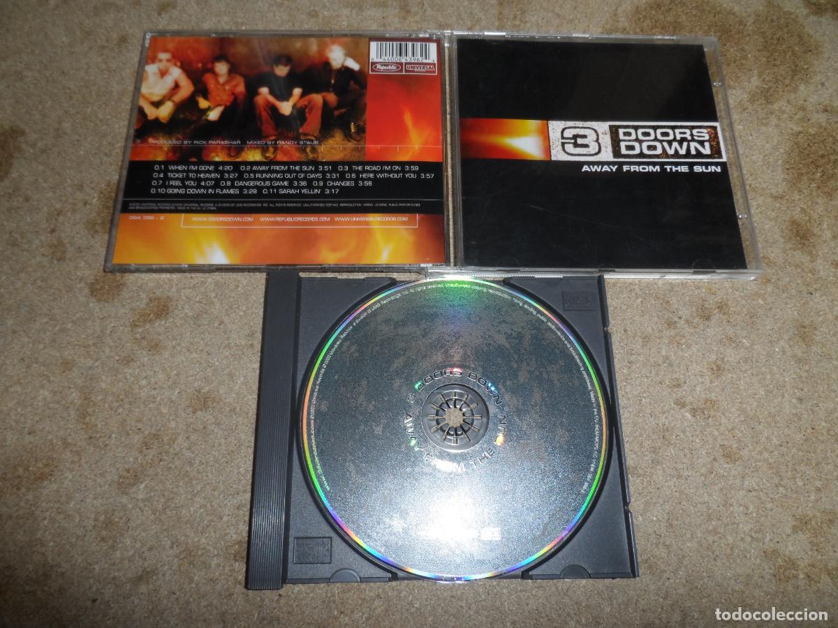 CDs de M&uacute;sica: 3 DOORS DOWN - AWAY FROM THE SUN