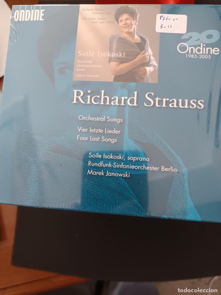 CDs de M&uacute;sica: RICHARD STRAUSS: ORCHESTRAL SONGS, VIER LETZTE LIEDER. SOPRANO: SOILE ISOKOSKI. DIR.: MAREK JANOWSK