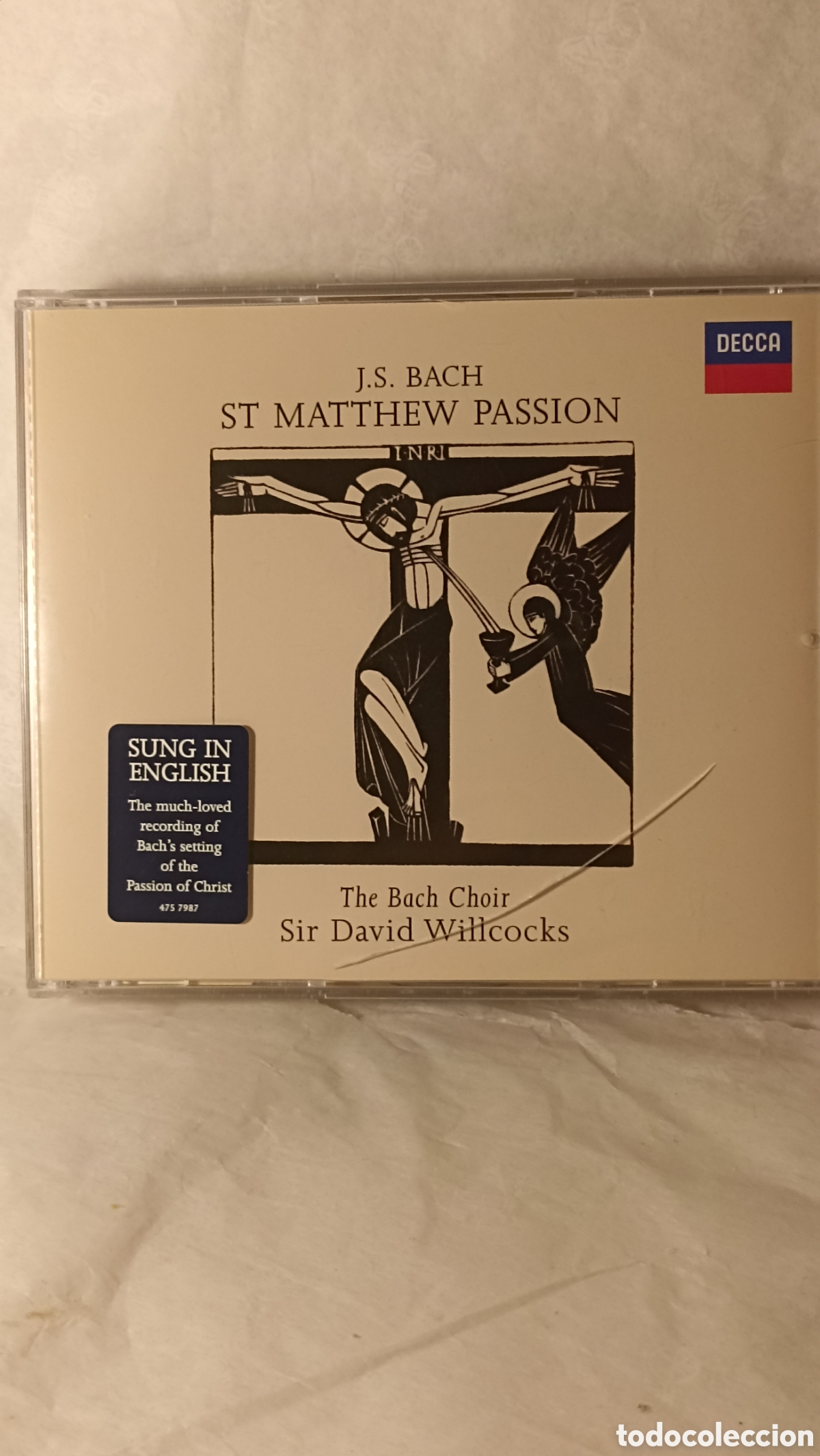 CDs de M&uacute;sica: St Matthew Passion&rdquo; (La Pasi&oacute;n seg&uacute;n San Mateo) de J.S. Bach,