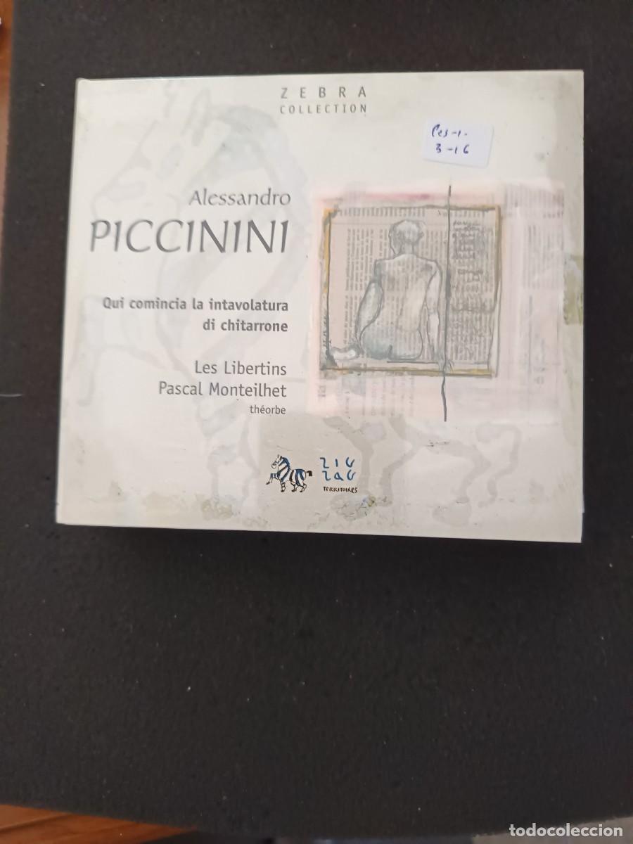 CDs de M&uacute;sica: ALESSANDRO PICININI. QUI COMINCIA LA INTAVOLATURA DI CHITARRONE. LES LIBERTINS. PASCAL MONTEILHET