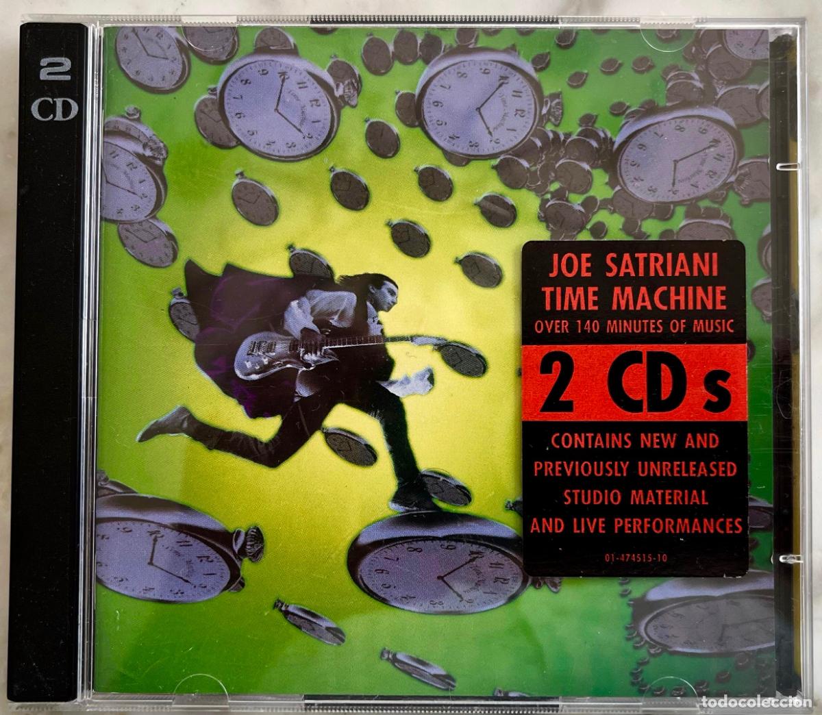 CDs de M&uacute;sica: JOE SATRIANI. TIME MACHINE. EDICION DOBLE CD CON MATERIAL INEDITO 1993