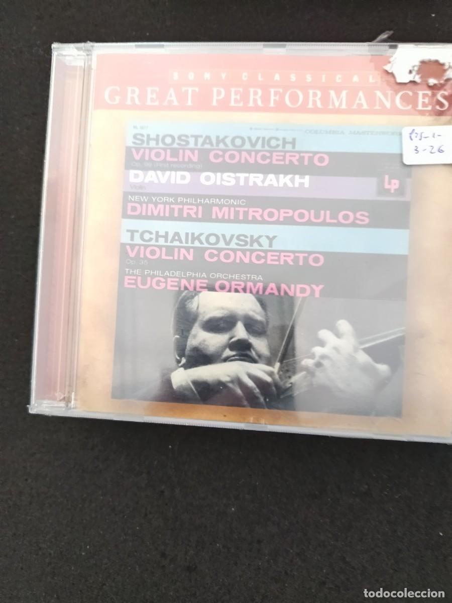 CDs de M&uacute;sica: DAVID OISTRAKH, VIOLIN / SHOSTAKOVICH: VIOLIN CONCERTO / TCHAIKOVSKY: VIOLIN CONCERTO
