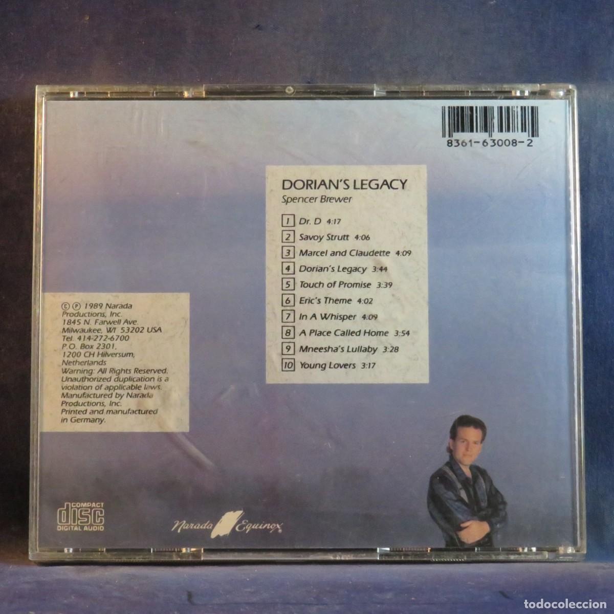 CDs de m&uacute;sica: SPENCER BREWER &ndash; DORIANS LEGACY - CD - Foto 2