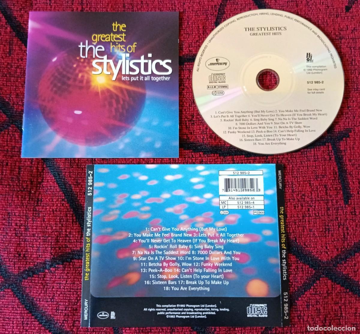 CDs de M&uacute;sica: THE STYLISTICS ** The Greatest Hits Of - Lets Put It All Together ** 1992 UK CD