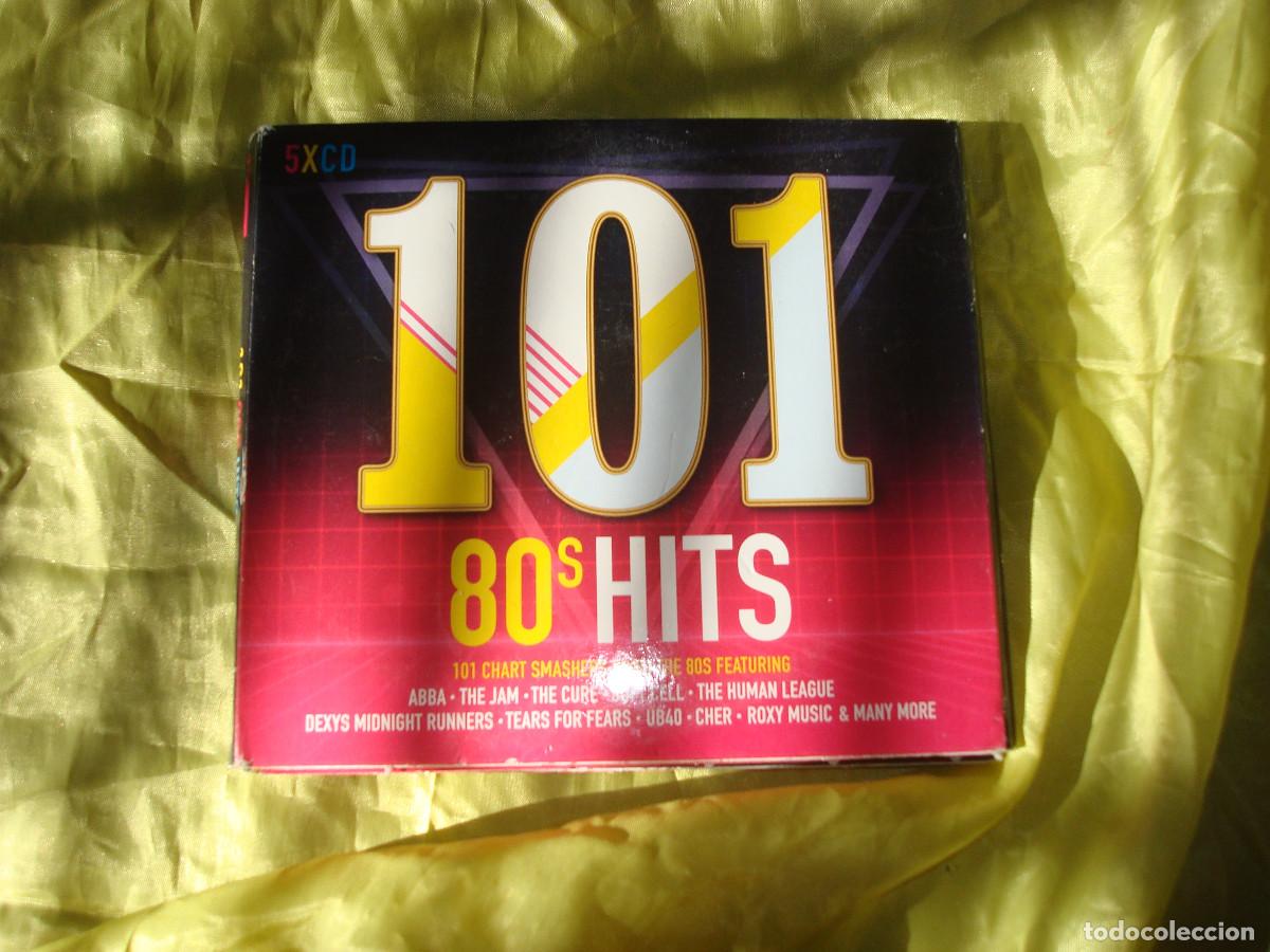 CDs de M&uacute;sica: 101 80&acute;S HITS. ABBA, THE JAM, THE CURE.... 5 CD&acute;S. IMPECABLE(#)