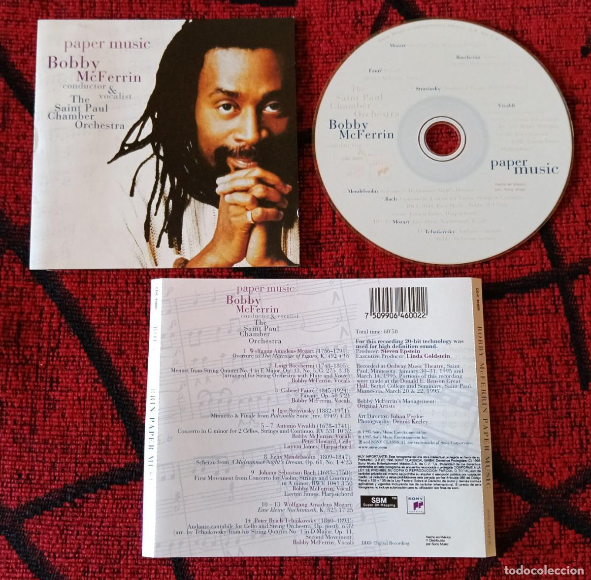 CDs de M&uacute;sica: BOBBY McFERRIN / THE SAINT PAUL CHAMBER ORCHESTRA *Paper Music* 1995 MEXICO CD