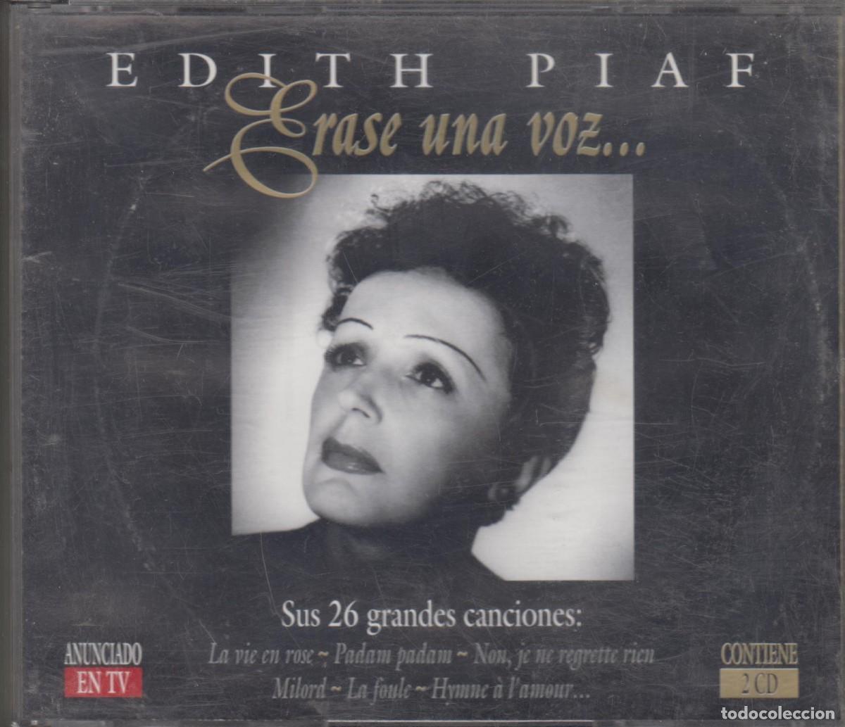 CDs de M&uacute;sica: Edith Piaf doble cd Erase Una Voz... 1994 Spain