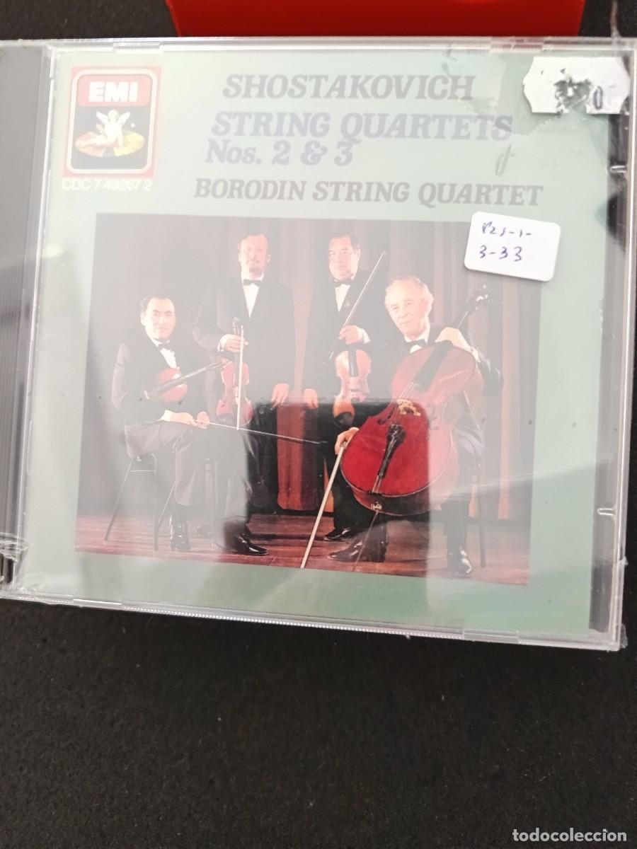 CDs de m&uacute;sica: SHOSTAKOVICH: STRING QUARTETS 2 & 3. BORODIN STRING QUARTET - Foto 1
