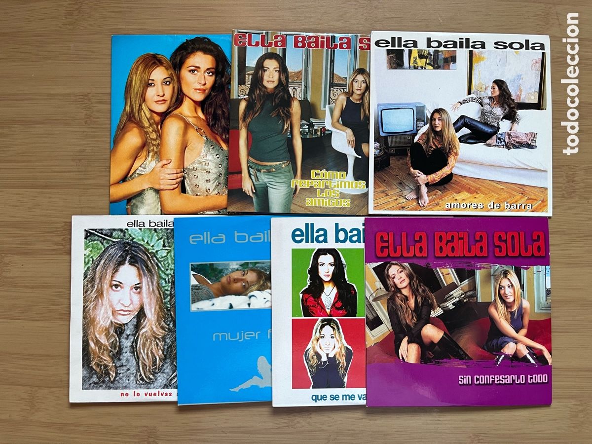 CDs de M&uacute;sica: ELLA BAILA SOLA. Amores de barra. Como repartimos los amigos. Claro que hace falta.... (7 cd single)