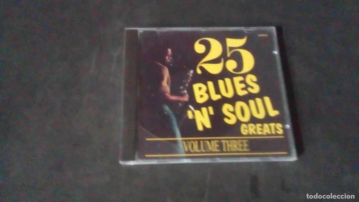 CDs de M&uacute;sica: 25 BLUES &acute;N&acute;SOUL GREATS-VOLUME THREE-25 TEMAS-COMO NUEVO