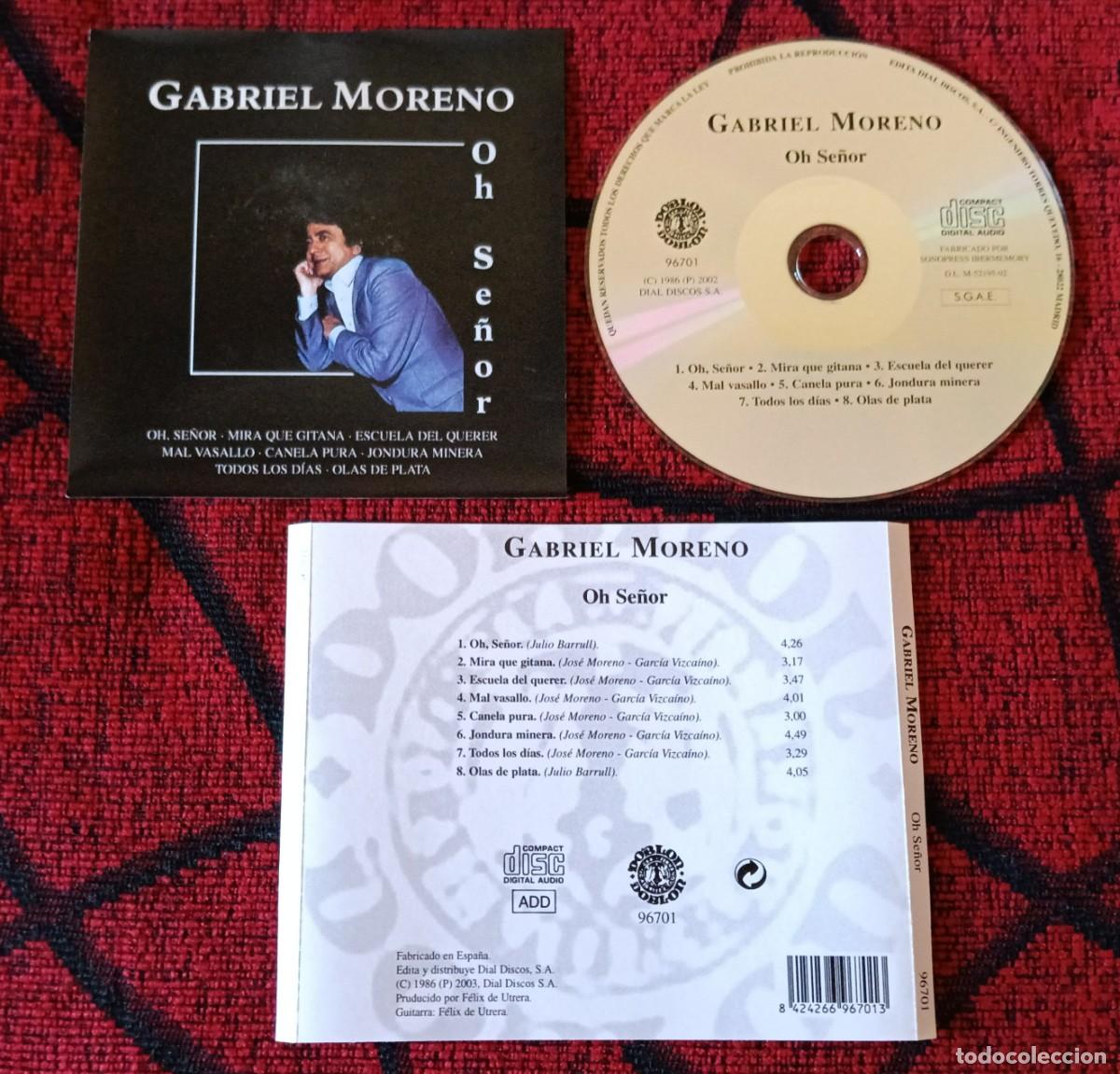 CDs de m&uacute;sica: GABRIEL MORENO ** Oh Se&ntilde;or (A Mi Aire) ** CD 2003 - Foto 1