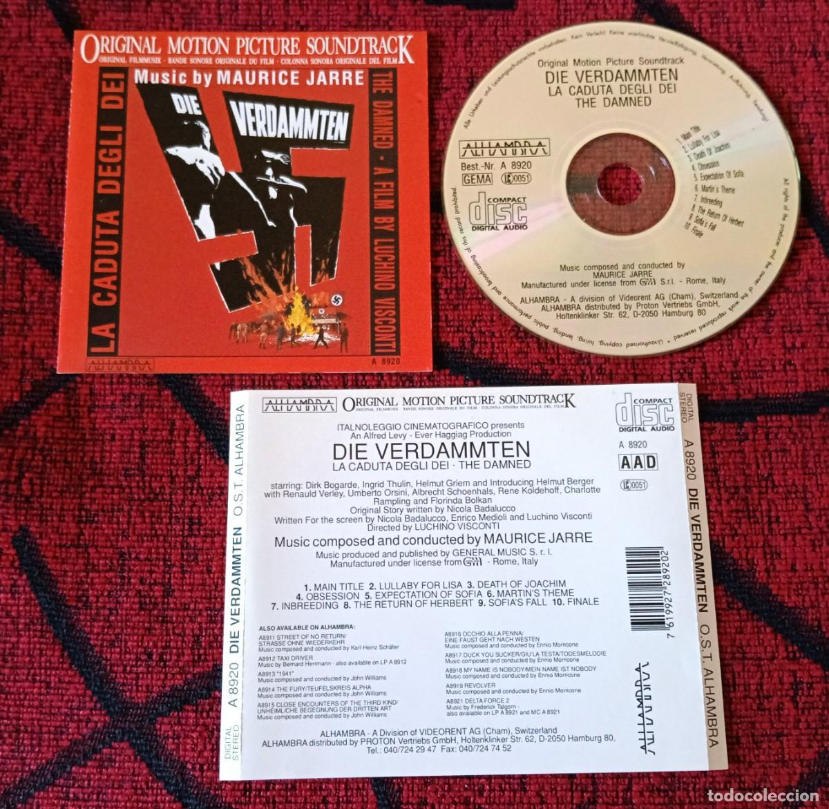 CDs de M&uacute;sica: THE DAMNED - DIE VERDAMMTEN - LA CADUTA DEGLI DEI *BANDA SONORA* CD MAURICE JARRE