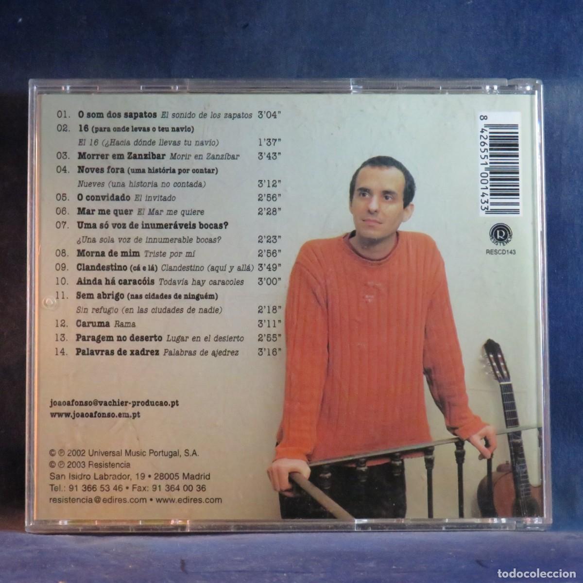 CDs de m&uacute;sica: JO&Atilde;O AFONSO &ndash; ZANZIBAR - CD - Foto 2