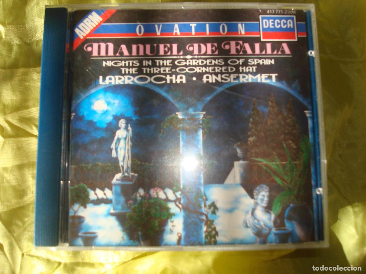 CDs de M&uacute;sica: MANUEL DE FALLA. NIGHTS IN THE GARDENS OF SPAIN. LARROCHA. CD. IMPECABLE