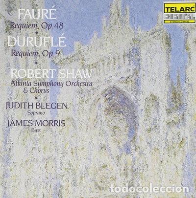 CDs de M&uacute;sica: Faur&eacute;: Requiem, Op. 48; Durufl&eacute;: Requiem, Op. 9- 0089408013522