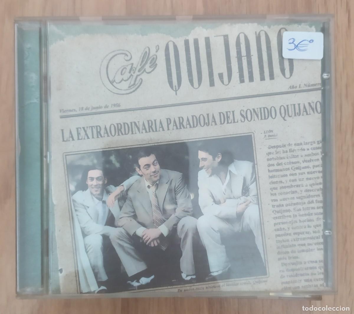 CDs de M&uacute;sica: CD CAFE QUIJANO LA EXTRAORDINARIA PARADOJA DEL SONIDO QUIJANO
