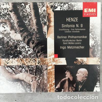 CDs de M&uacute;sica: Henze: Sinfonia N. 9- 0724355651327