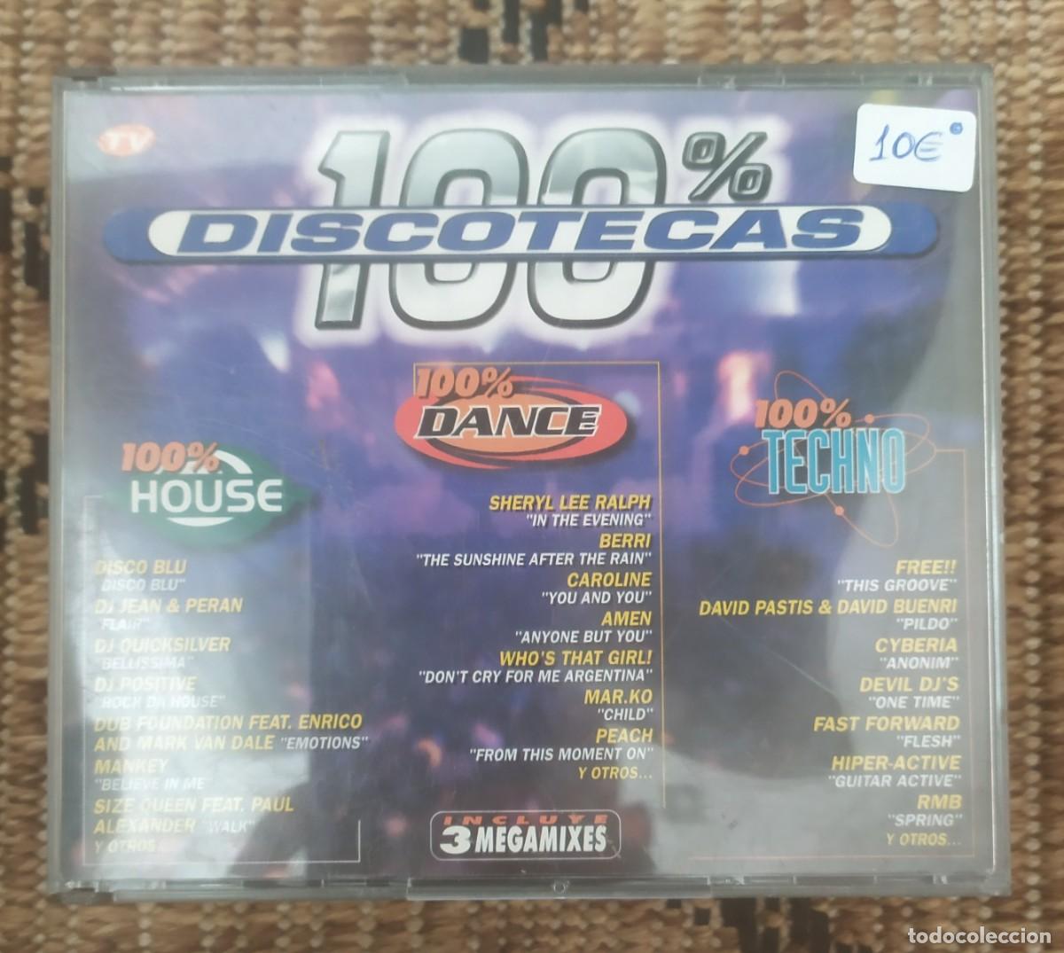CDs de M&uacute;sica: CD RECOPILATORIO 100% DISCOTECAS - HOUSE DANCE TECHNO